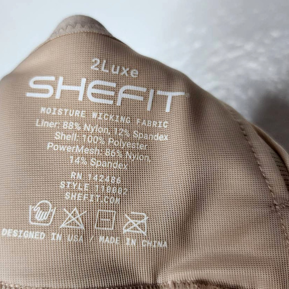 SHEFIT Ultimate Sports Bra High Impact Adjustable Sandstorm - Picture 7 of 11